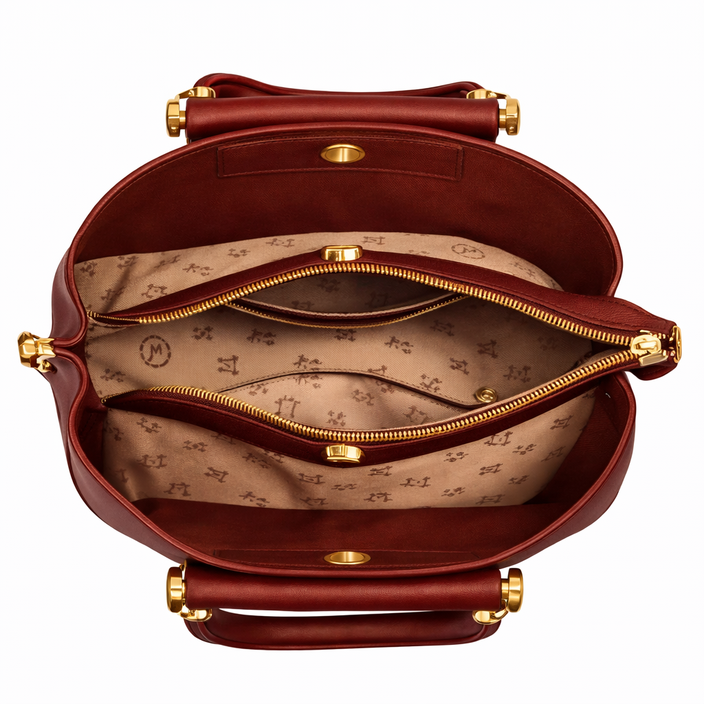 YARI Luxe Charm Structured Handbag