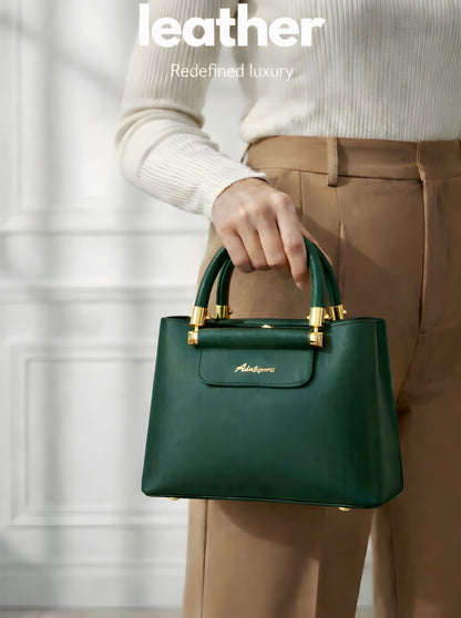 YARI Emerald Grace Structured Handbag