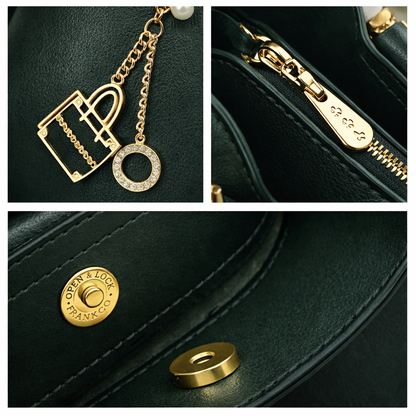 YARI Emerald Grace Structured Handbag