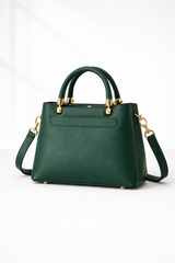 YARI Emerald Grace Structured Handbag